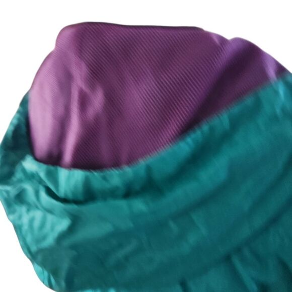 Prana Windbreaker Jacket Womens M Fiona Anorak Blue Green Teal Purple Pre-owned - Picture 4 of 11